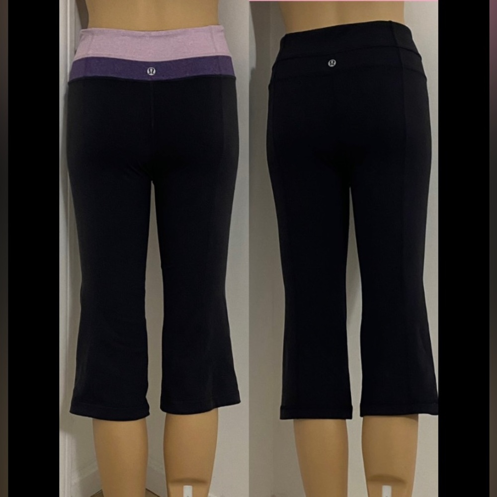 2 pairs Lululemon Groove Crop bundle
